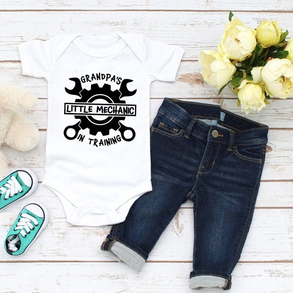 Grandpa's Little Mechanic In Training - Customized